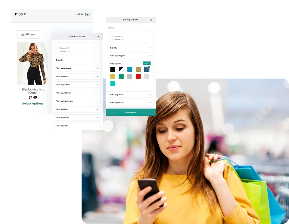 Filters that work as fast as your customers think!