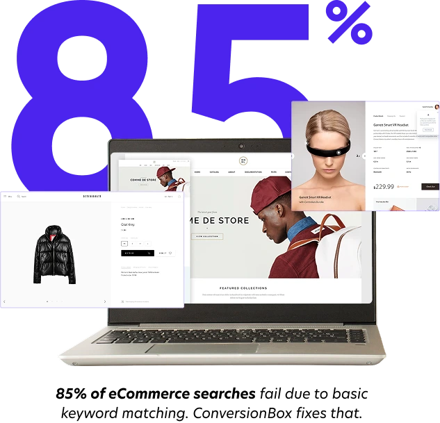85% of eCommerce searches