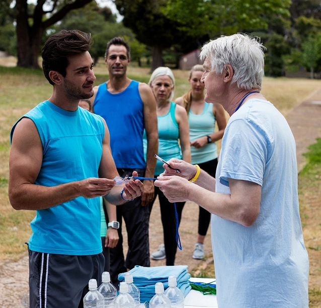 Chef with fresh bread